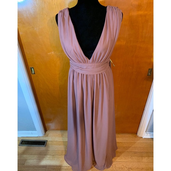 windsor mauve long dress